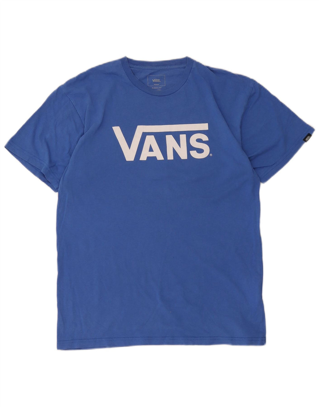 Vans muška majica kratkih rukava klasičnog kroja srednje plavi pamuk