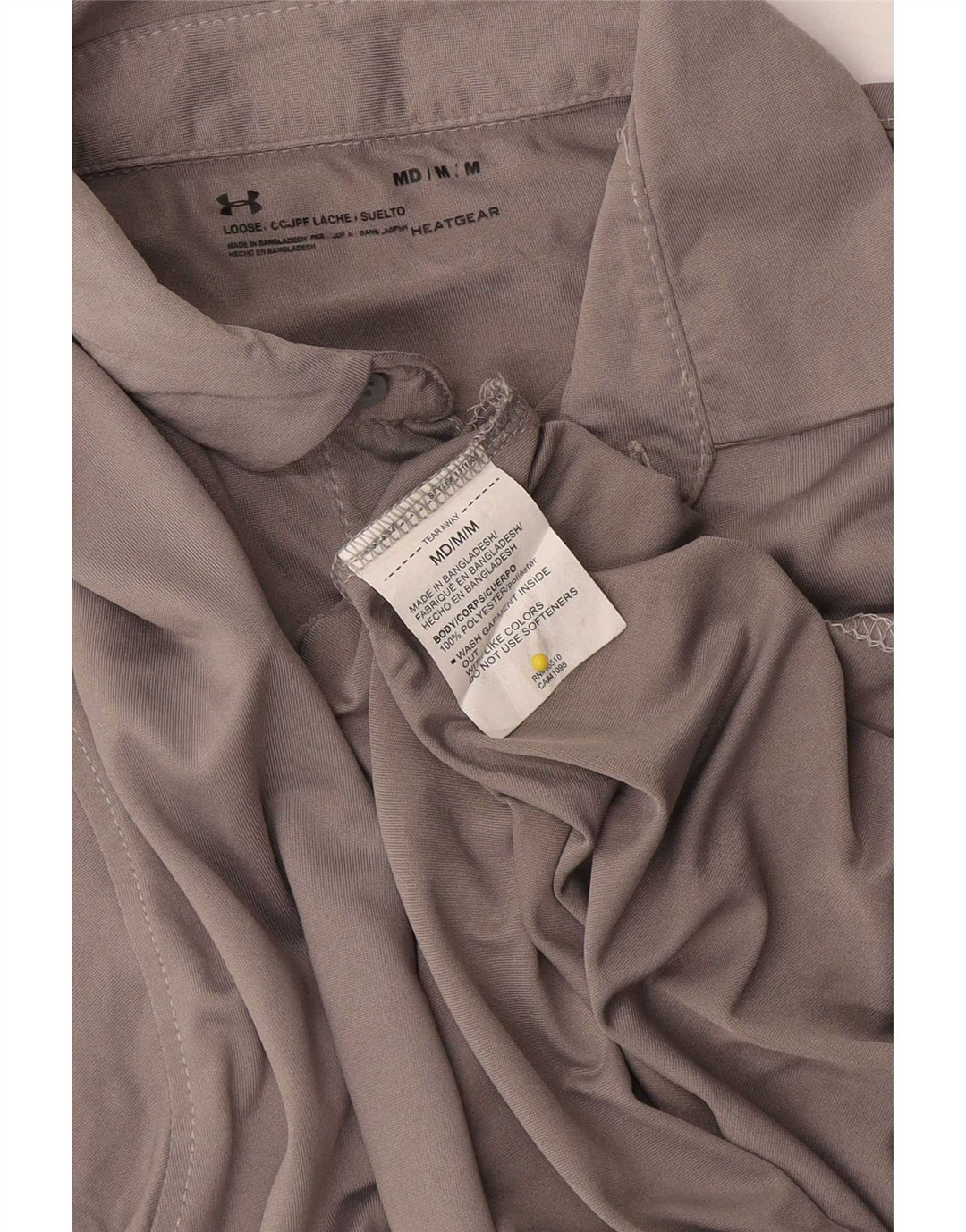 Under Armour muška polo majica Heat Gear Srednje sivi poliester