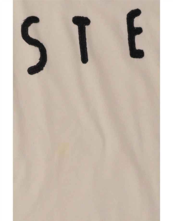 Hollister muška mala bijela majica s grafičkim motivima