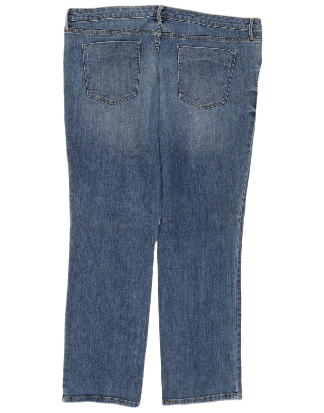 Mossimo ženske ravne traperice srednjeg rasta US 18 2XL W40 L29 plavi pamuk