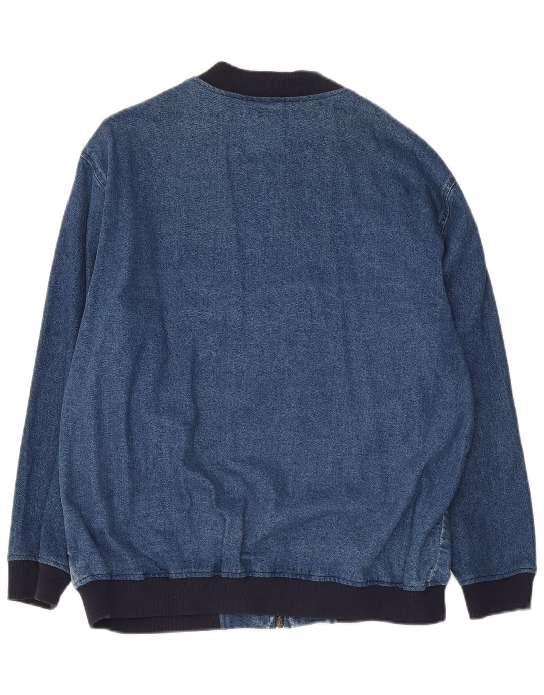 Asos ženska prevelika traper jakna UK 10 Small Blue Colourblock Cotton