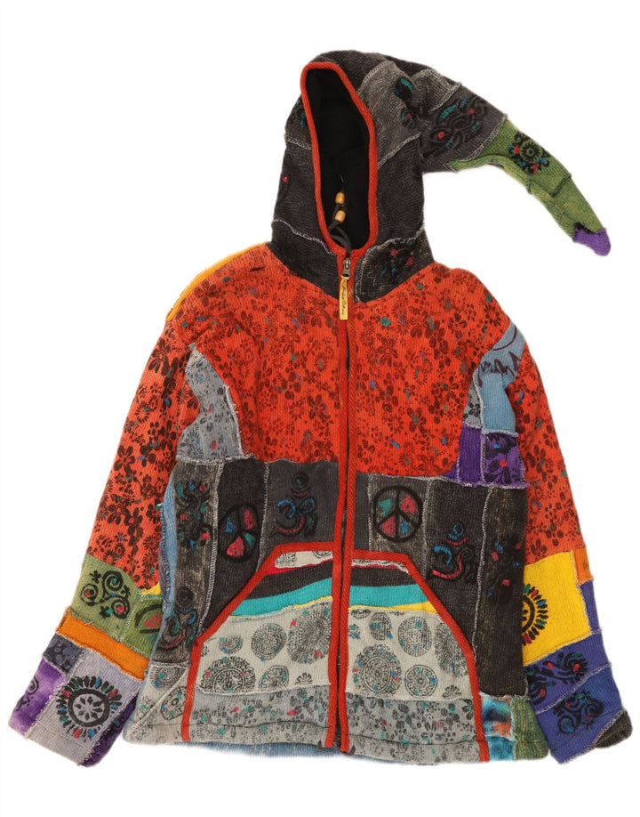 Himalaya muška bombaška jakna s grafičkim motivima UK 40, veliki raznobojni patchwork