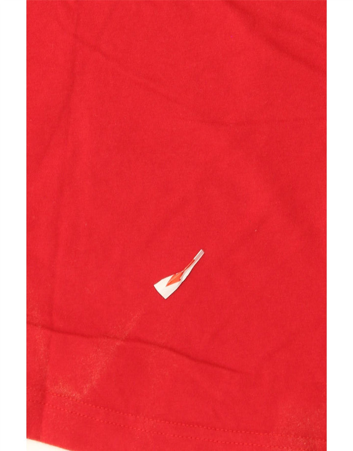Puma muška majica s grafičkim motivima, srednji crveni pamuk