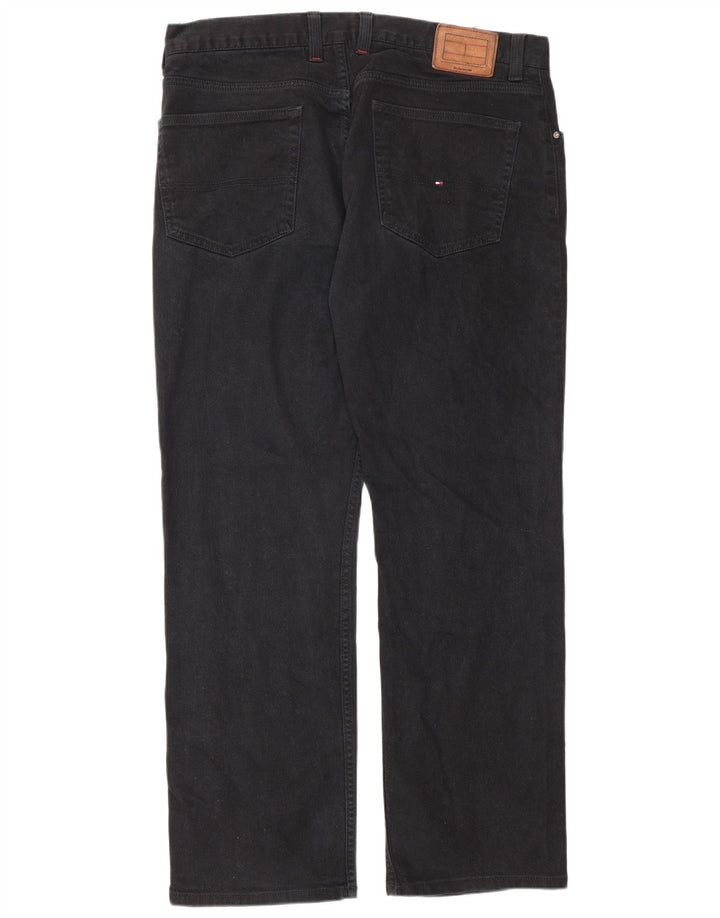 Tommy Hilfiger muške ravne traperice W38 L32 crne