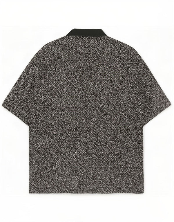 Please ženska majica kratkih rukava UK 18 XL crna geometrijska