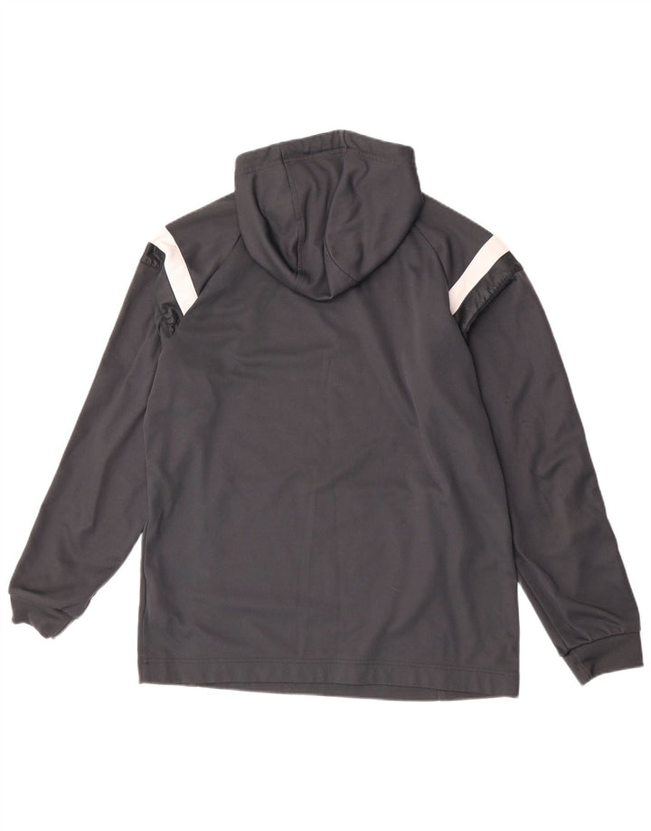 Adidas muška majica s kapuljačom srednje sive boje od poliestera