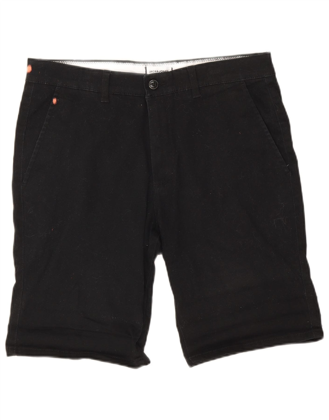 Jack & Jones muške chino kratke hlače srednje veličine W34, crni pamuk