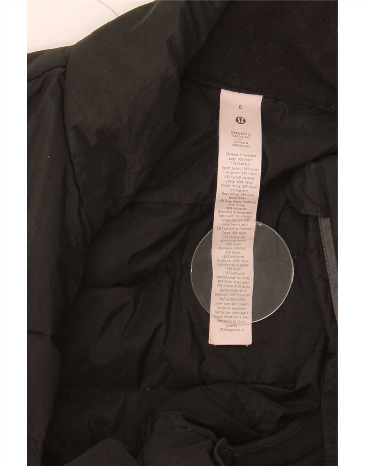 Lululemon ženska jakna US 6 Srednje crni najlon