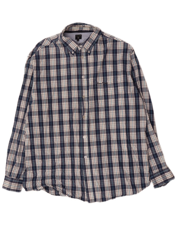 James Pringle muška košulja XL plavi karirani pamuk