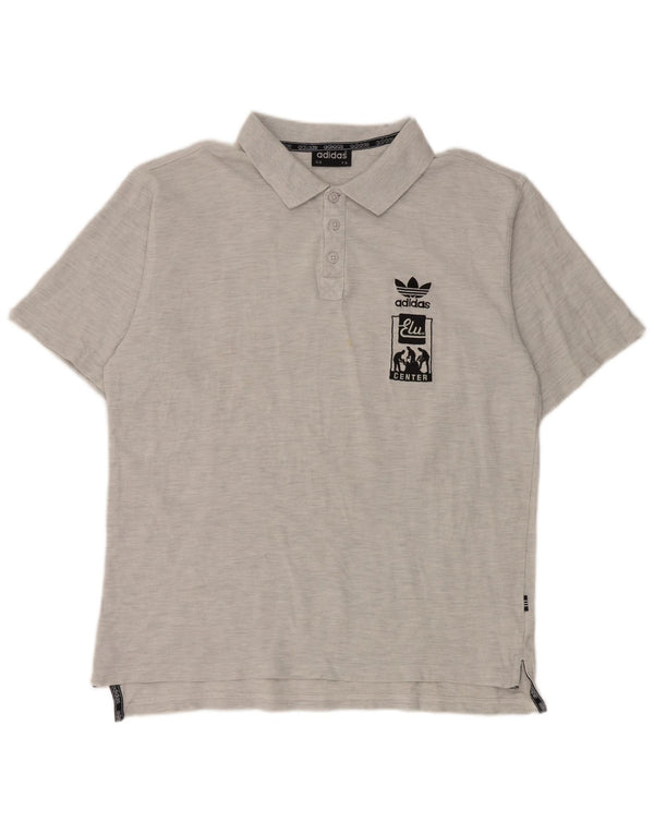 Adidas muška polo majica s grafičkim motivima UK 44/46 veliki sivi flekasti pamuk