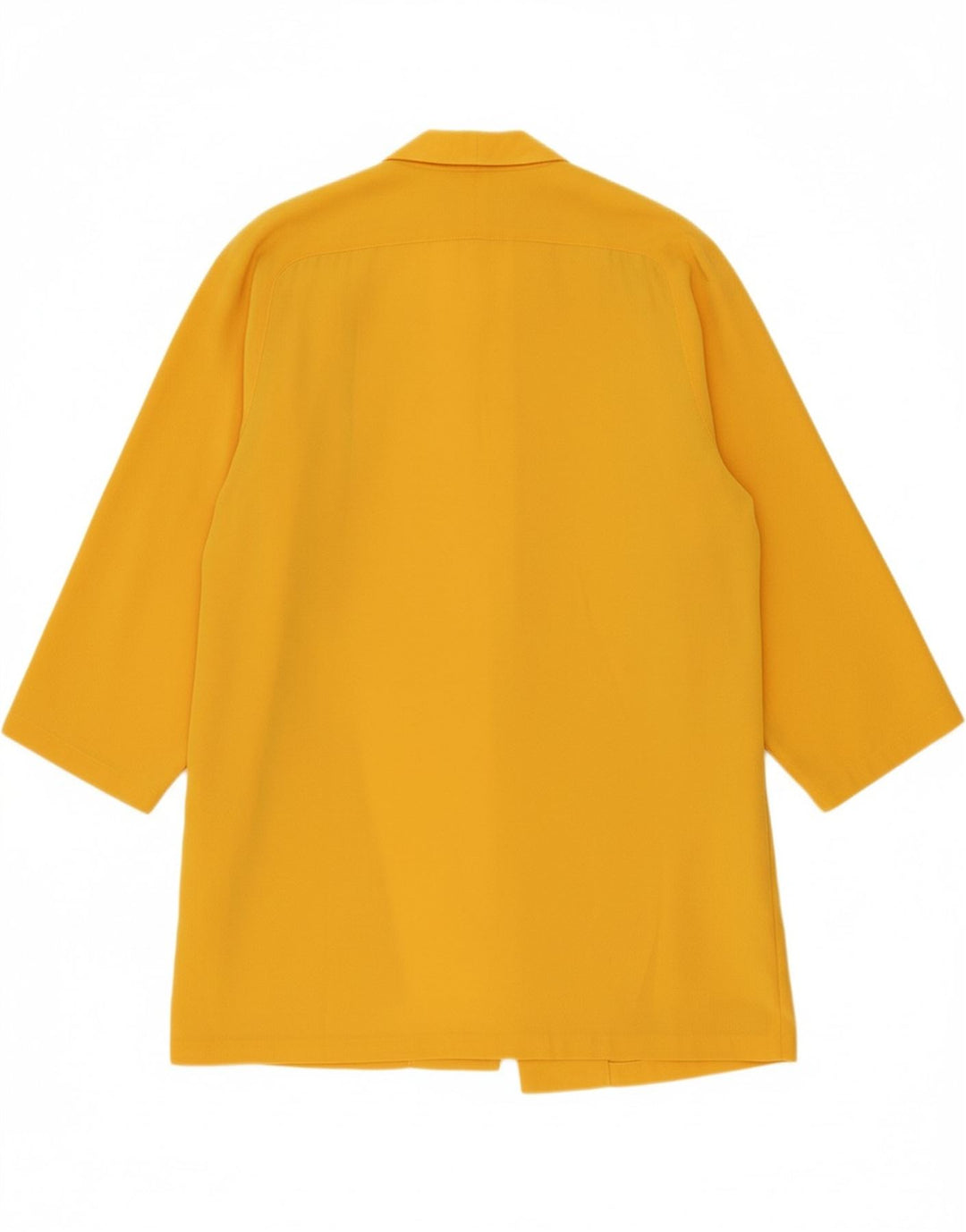 VINTAGE Womens Open Blazer Jacket IT 46 Large Yellow Polyester Vintage Vintage and Second-Hand Vintage from Messina Hembry 