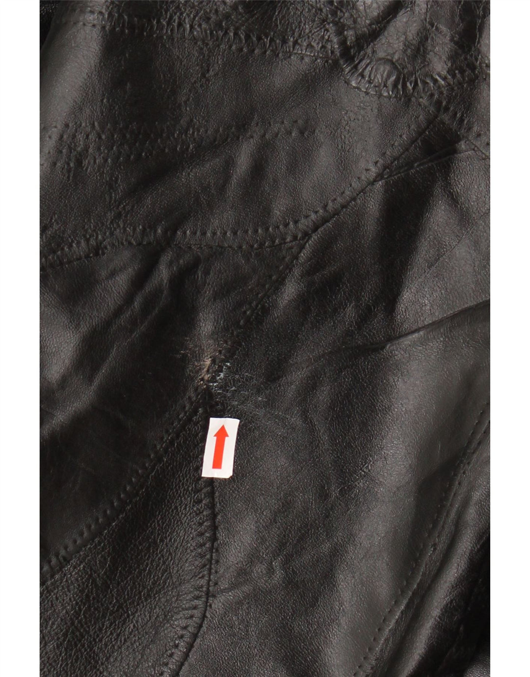 VINTAGE muška kožna jakna UK 40 velika crna koža