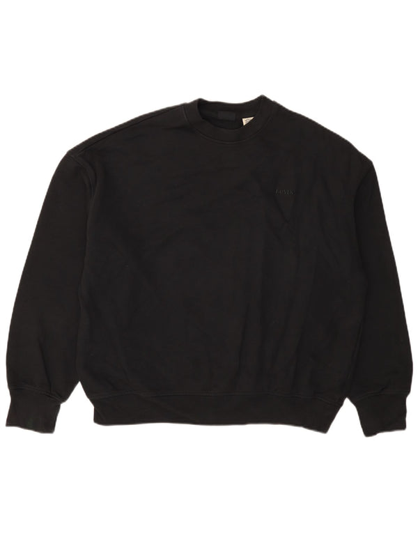 Levi's veliki ženski džemper UK 6 XS crni pamuk