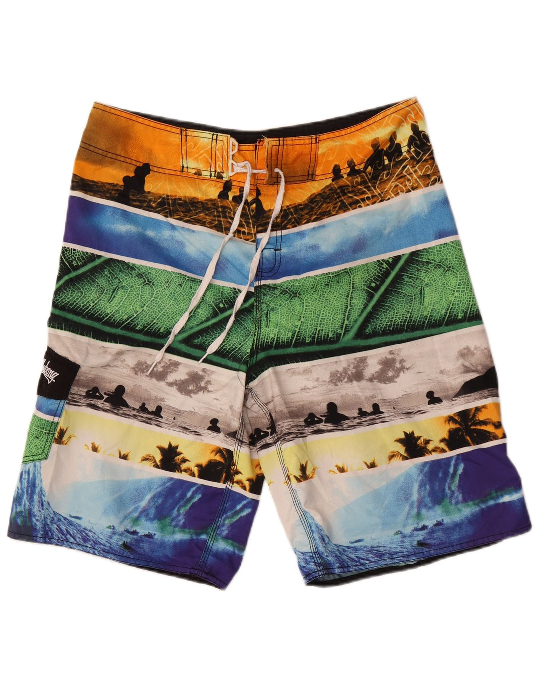 Billabong muške kratke kupaće hlače s apstraktnim uzorkom, velike, višebojne
