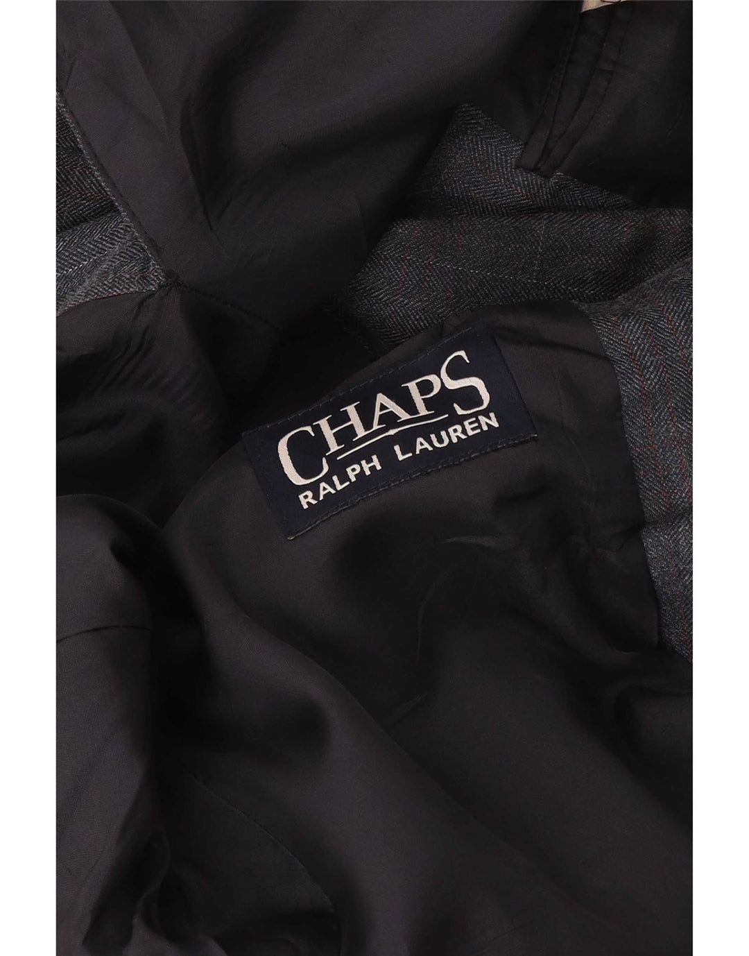 Chaps muška jakna s 2 gumba UK 42 XL tamnoplavi karirani