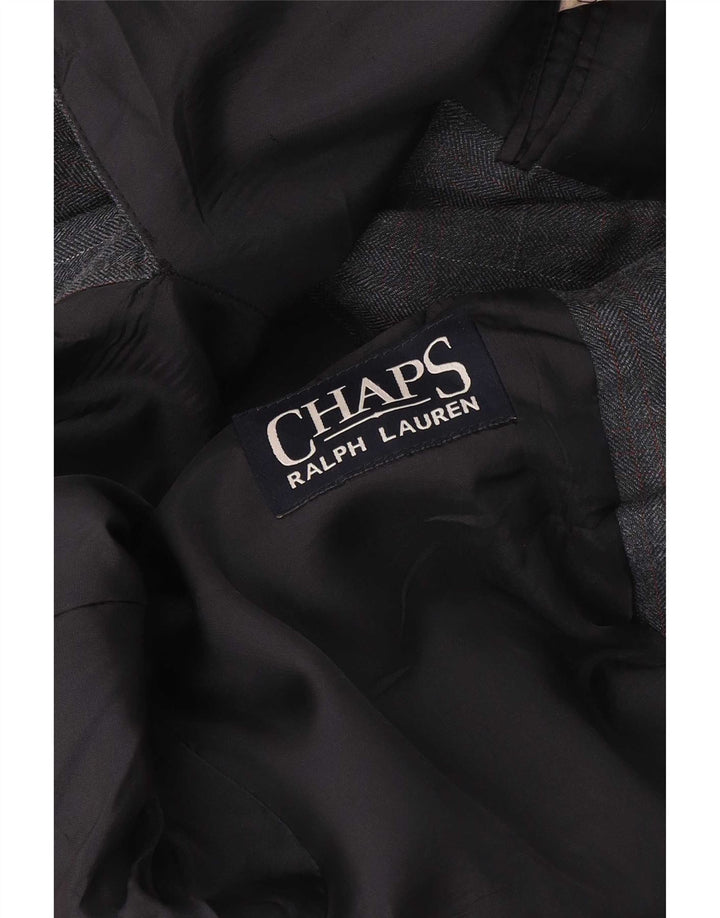 Chaps muška jakna s 2 gumba UK 42 XL tamnoplavi karirani