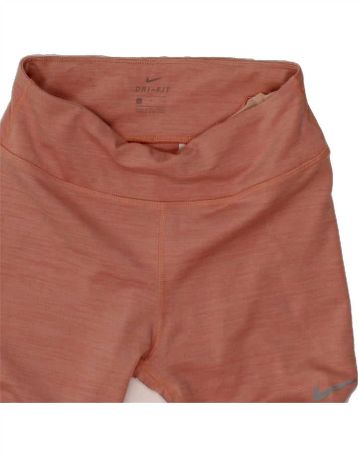 NIKE Womens Dri Fit Leggings UK 10 Small Pink Polyester Vintage Nike and Second-Hand Nike from Messina Hembry 