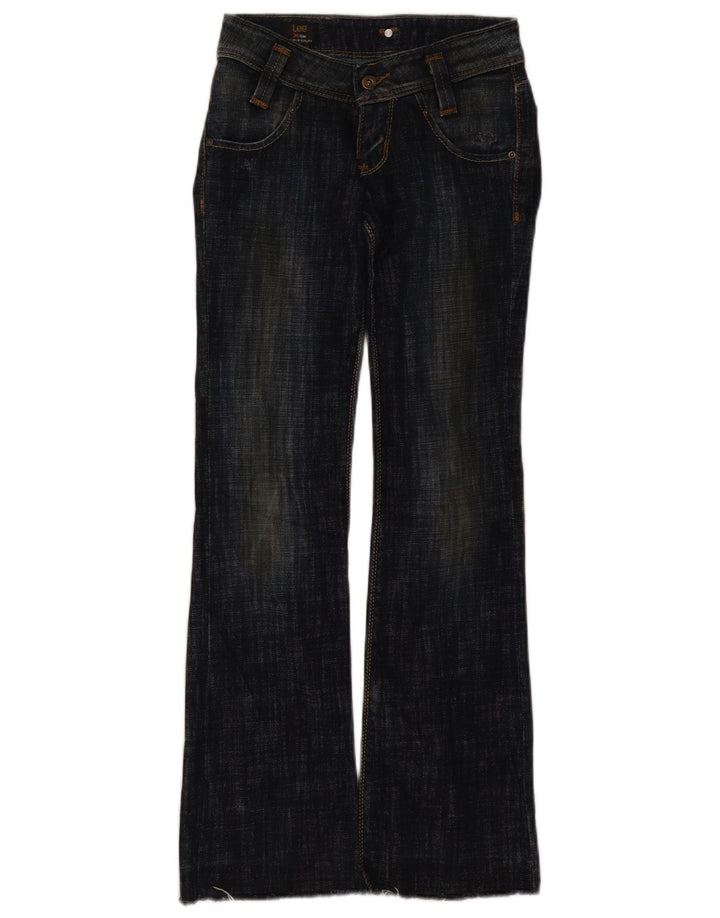 Lee ženske traperice Leola Bootcut W26 L33 tamnoplavi pamuk