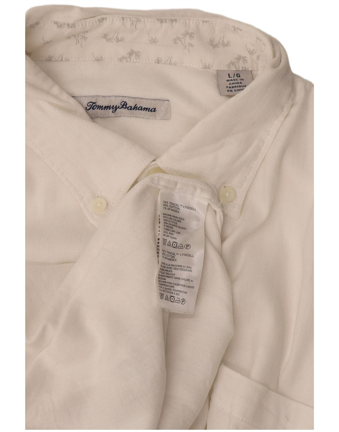 Tommy Bahama muška košulja velika bijela liocel