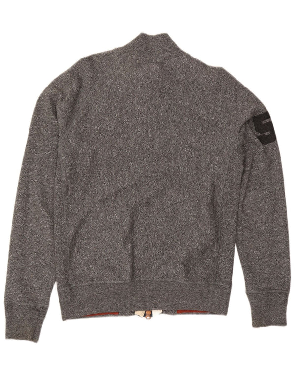 Velika siva pamučna muška trenirka Superdry Graphic