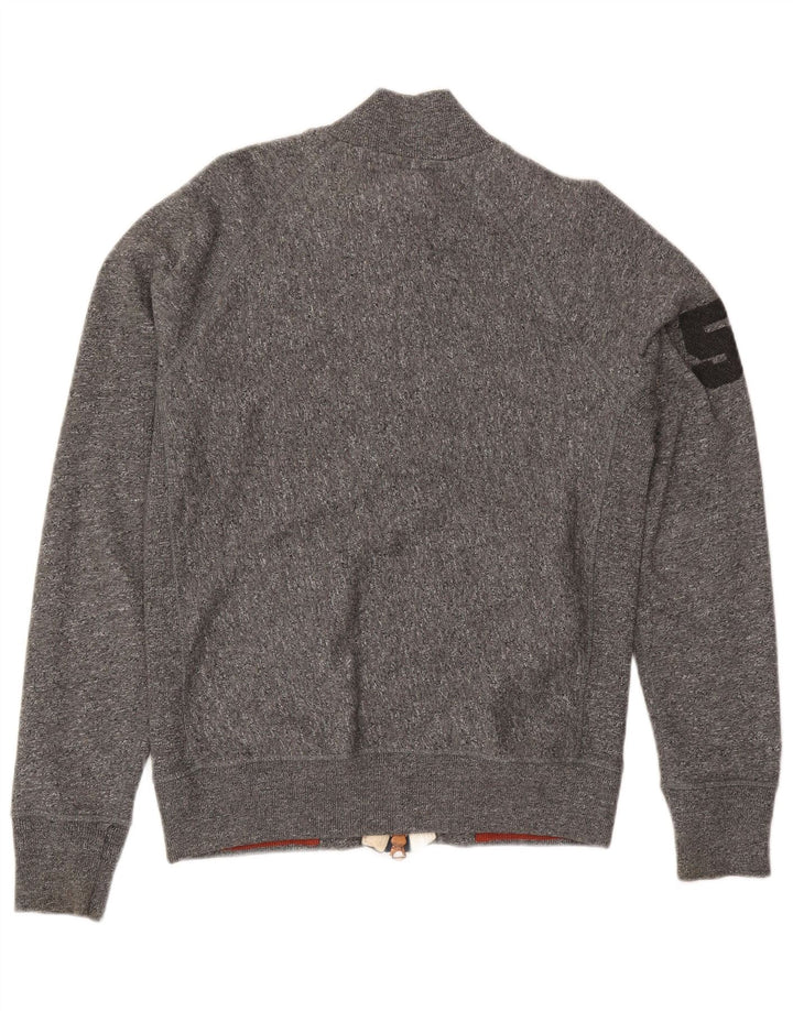 Velika siva pamučna muška trenirka Superdry Graphic