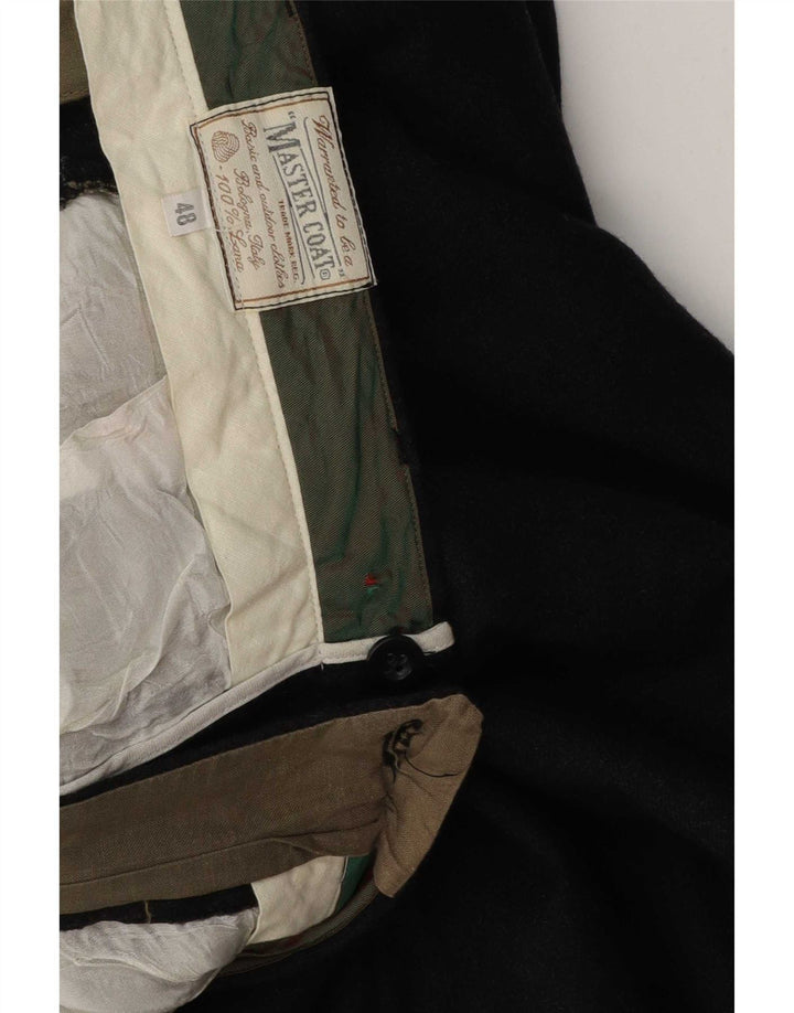 Master Coat muške hlače s štipaljkama IT 48 srednje W32 L29 siva vuna