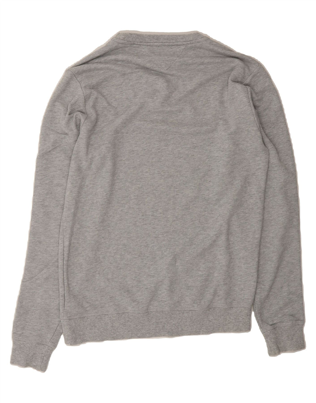 TOMMY HILFIGER Mens Graphic Sweatshirt Jumper Medium Grey Cotton Vintage Tommy Hilfiger and Second-Hand Tommy Hilfiger from Messina Hembry 