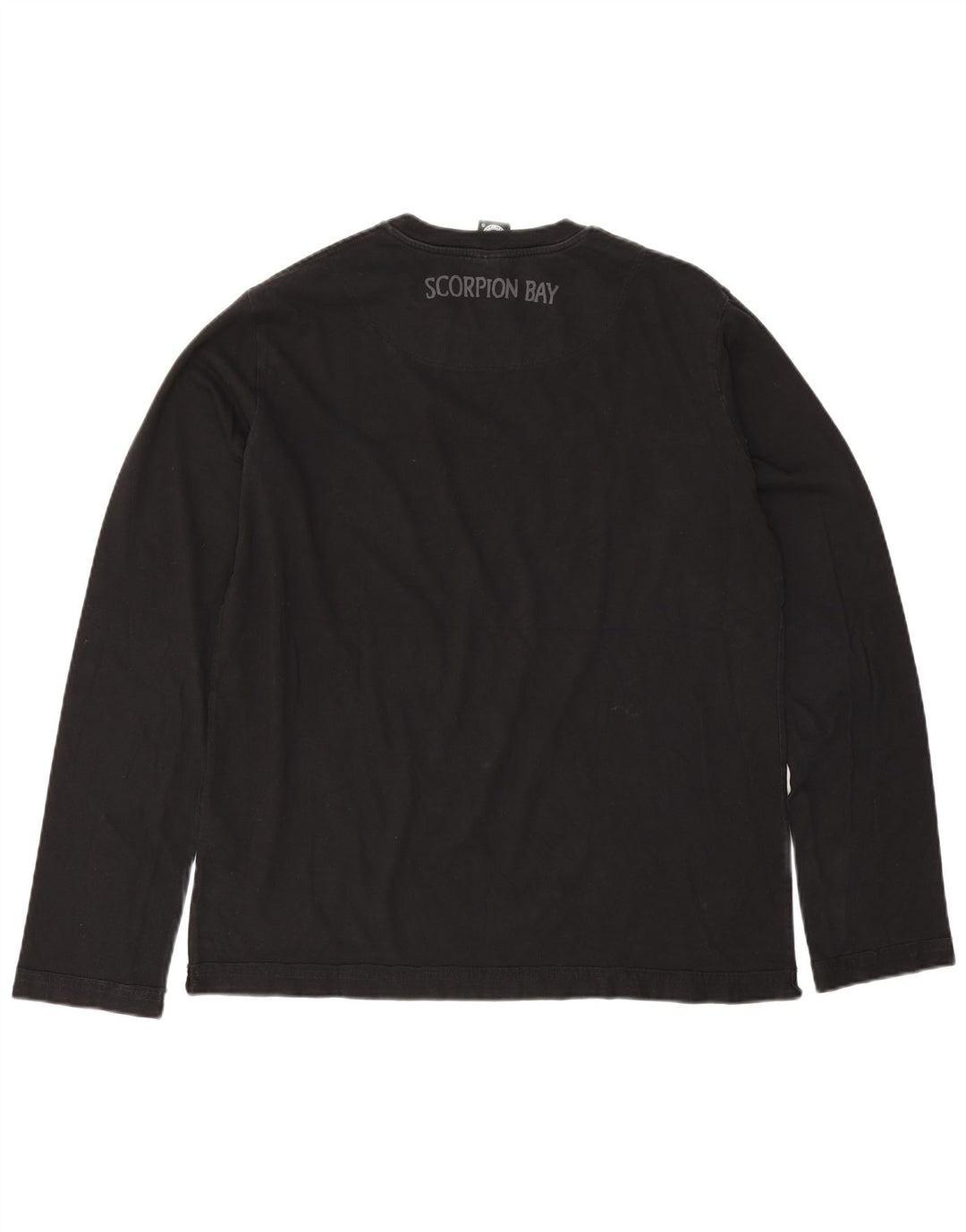 Muška majica dugih rukava Scorpion Bay Graphic 2XL crni pamuk