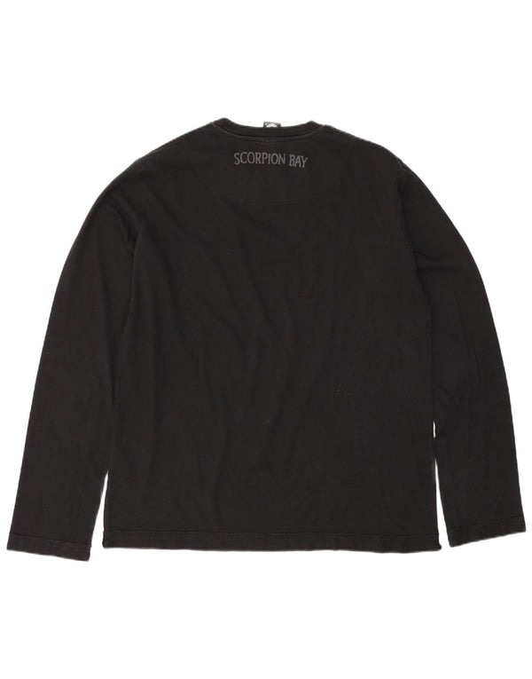 Muška majica dugih rukava Scorpion Bay Graphic 2XL crni pamuk