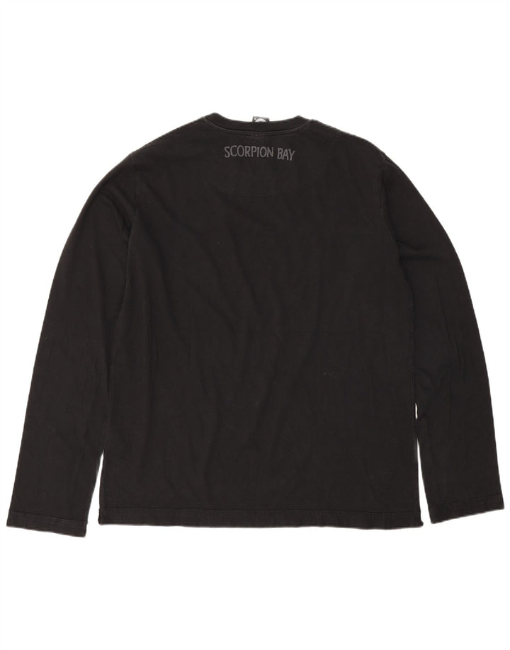 Muška majica dugih rukava Scorpion Bay Graphic 2XL crni pamuk