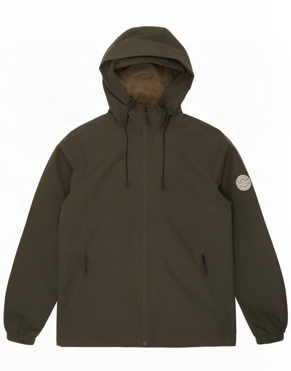 Jack & Jones muška kišna jakna s kapuljačom UK 40 veliki zeleni poliester