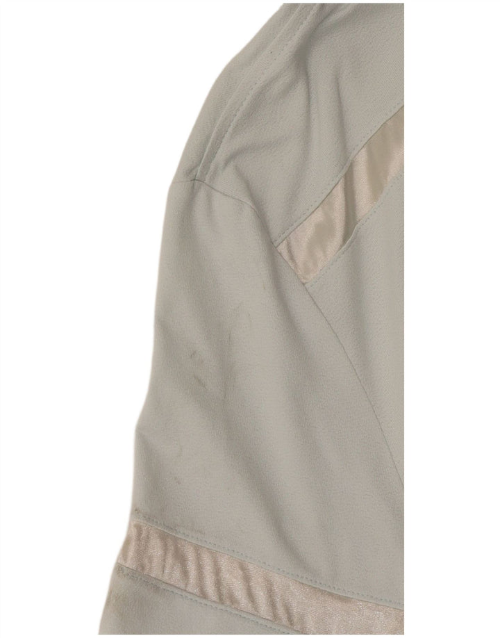 SERGIO TACCHINI ženska polo majica UK 14 veliki plavi poliamid