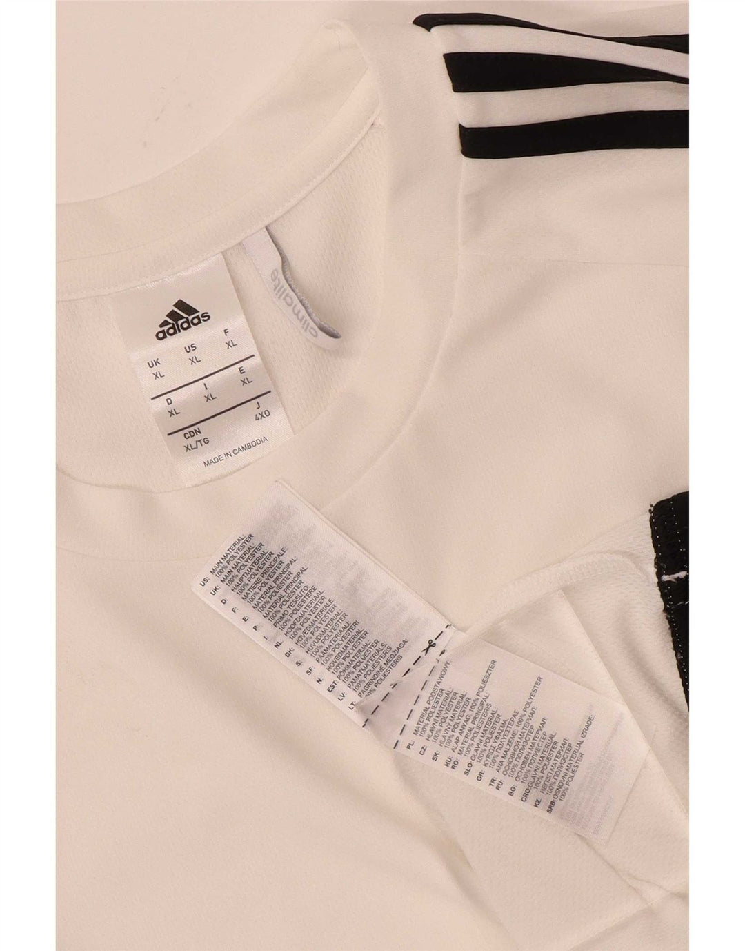 Adidas muška majica Climalite Top XL bijeli poliester u boji