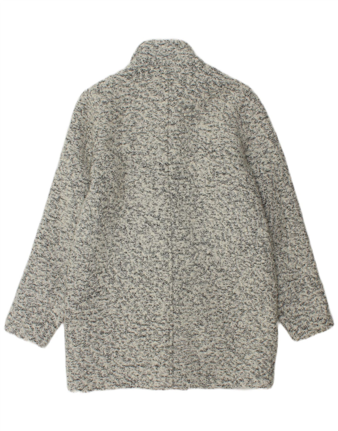 Abercrombie & Fitch ženski preveliki kaput UK 10 Small Grey Flecked Wool