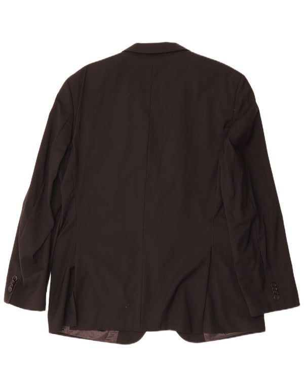 HUGO BOSS Muška jakna sa 2 gumba EU 52 XL crna viskoza