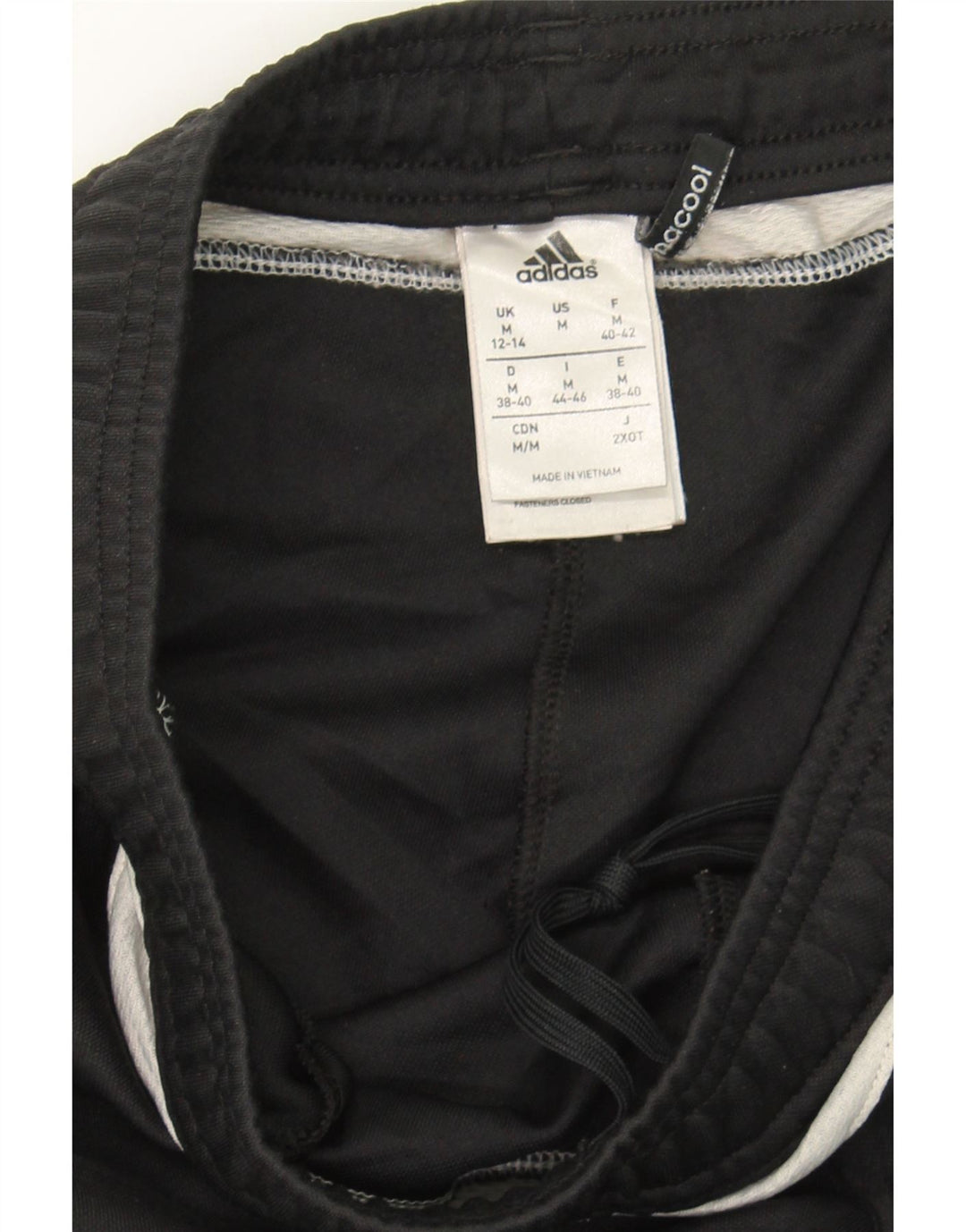 ADIDAS Womens Climacool Tracksuit Trousers UK 12/14 Medium  Black Vintage Adidas and Second-Hand Adidas from Messina Hembry 