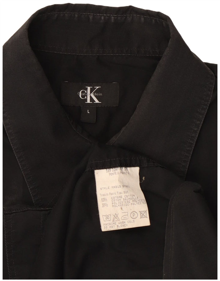 CALVIN KLEIN Muška košulja velika crna pamučna