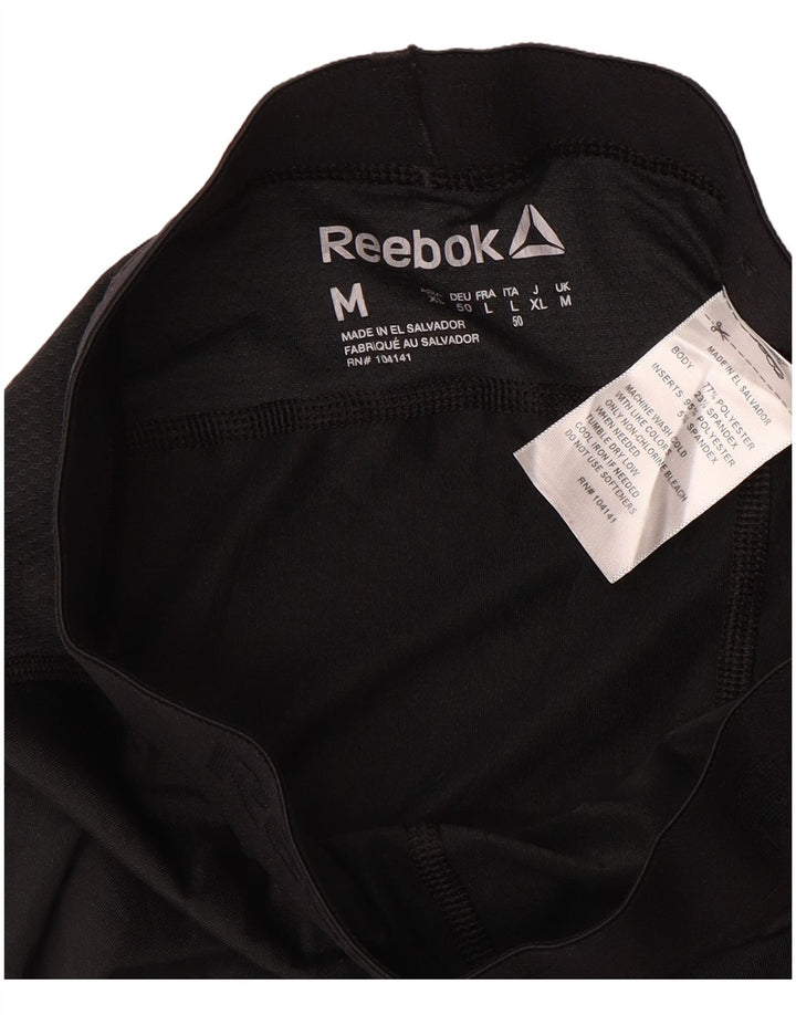REEBOK muške Graphic Capri tajice Srednje crni poliester