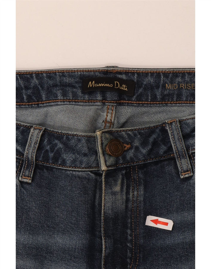 Massimo Dutti Ženske Cigarette Straight Jeans EU 42 Large W32 L27 Plave