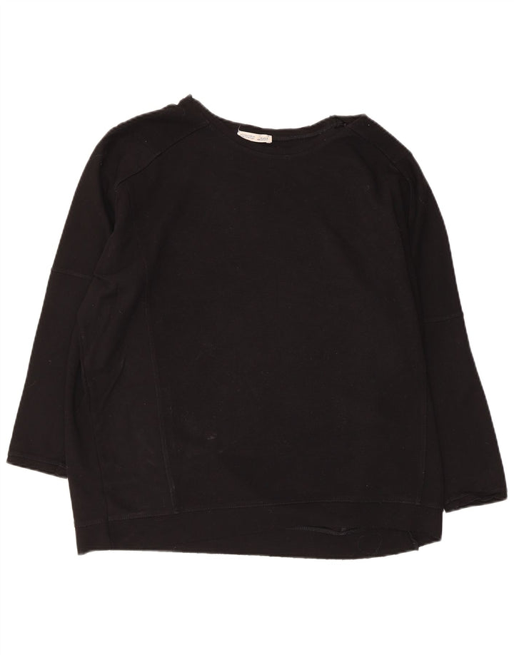 Zara ženska majica s prekomjernom majicom UK 10 Small Black