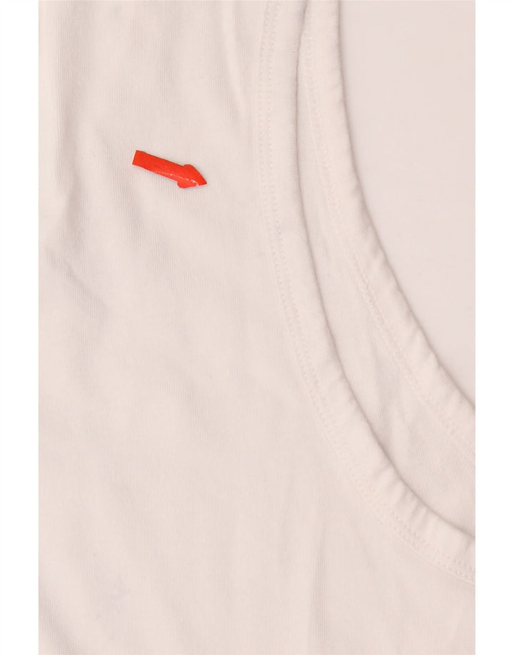 Nike Muški gornji dio prsluka Large White Cotton