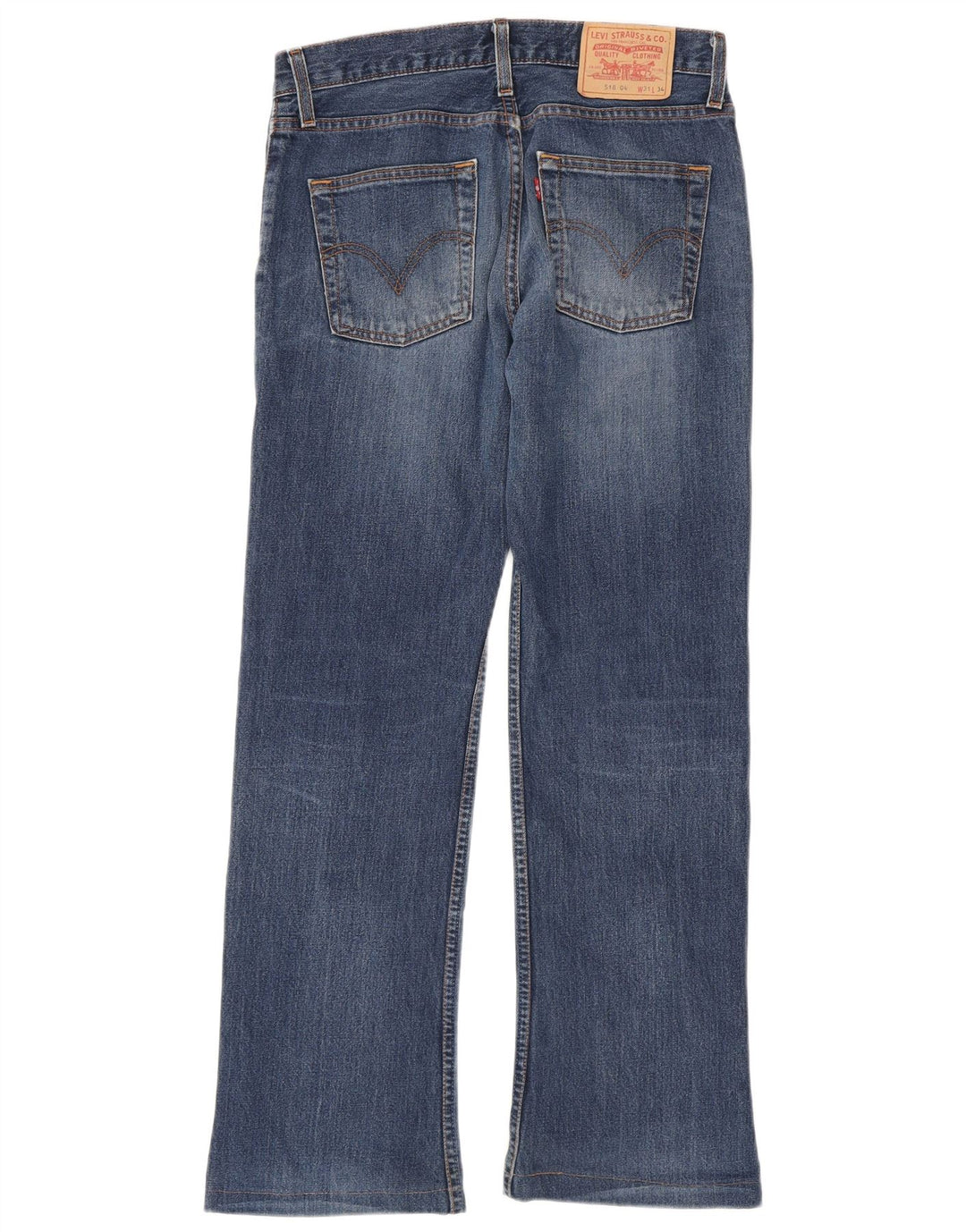 Levi's muške 518 traperice s oskudnim krojem W31 L30 plavi pamuk