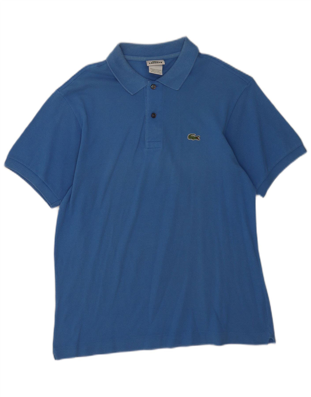 Lacoste muška polo majica veličine 4 srednje plavi pamuk