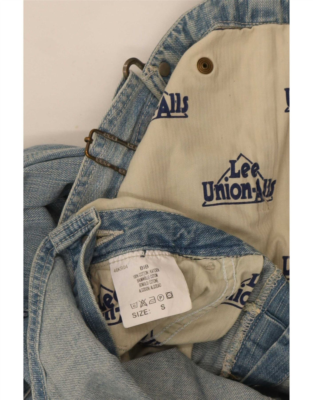Lee Mens Dungarees Jeans Male W32 L30 Plavi pamuk