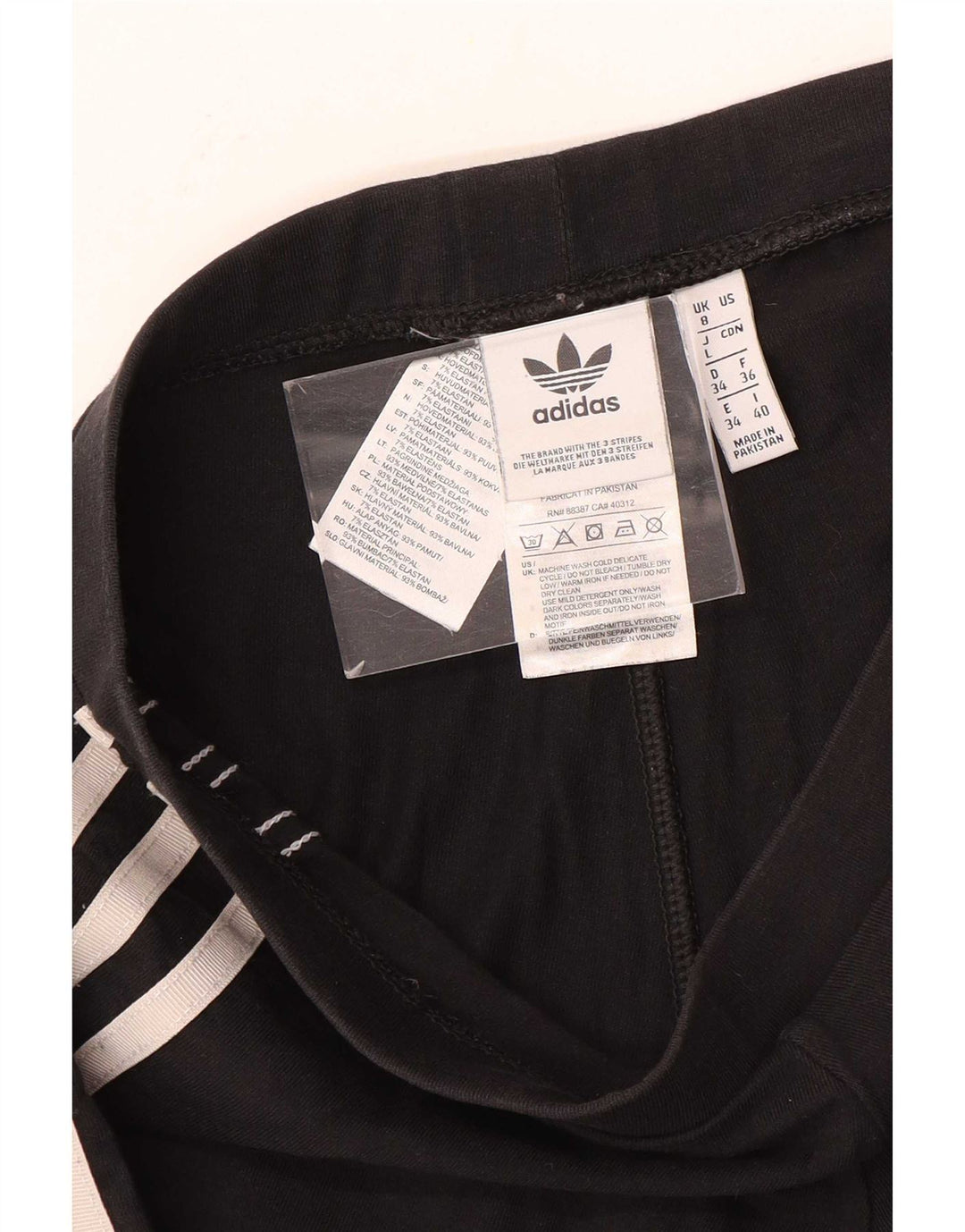 Adidas ženske tajice UK 8 male crne pamučne
