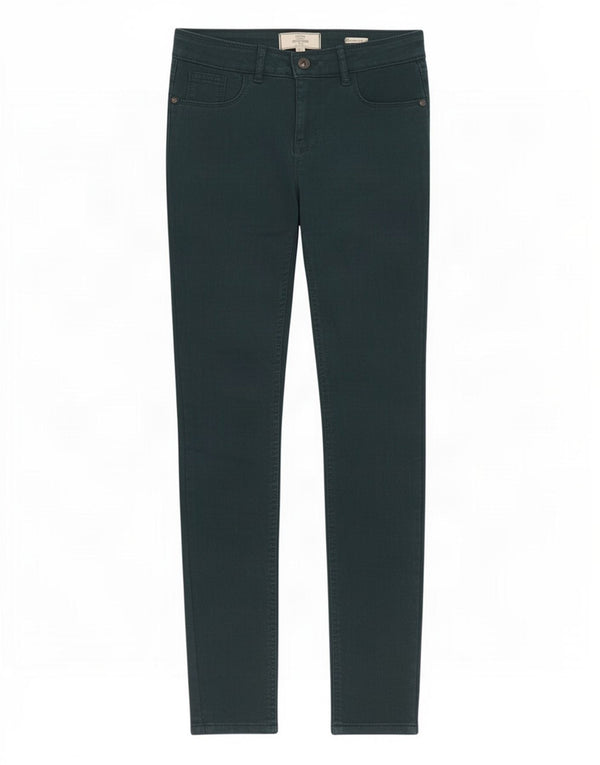 Fat Face ženske jegging traperice UK 8 male W27 L29 zeleni pamuk