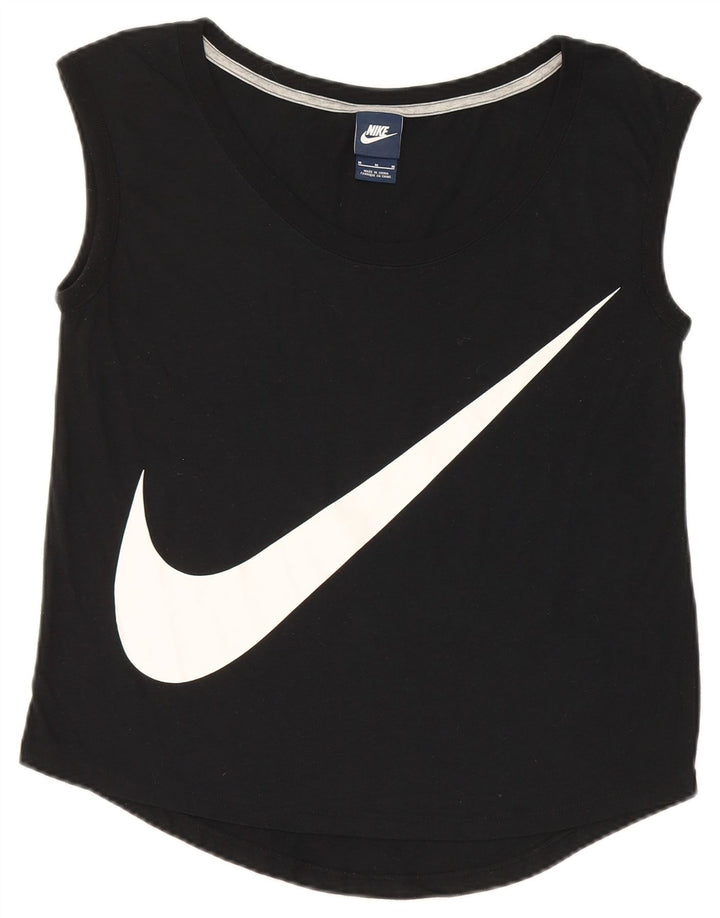 Nike muški grafički prsluk UK 12 srednje crne boje