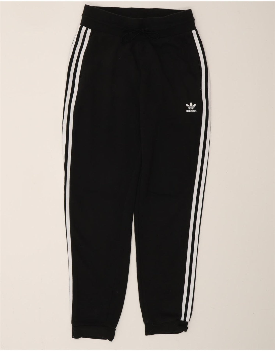 ADIDAS Ženska trenirka Hlače Joggers UK 10 Mali crni pamuk