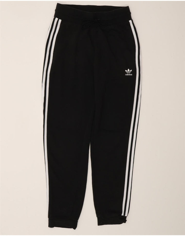 ADIDAS Ženska trenirka Hlače Joggers UK 10 Mali crni pamuk