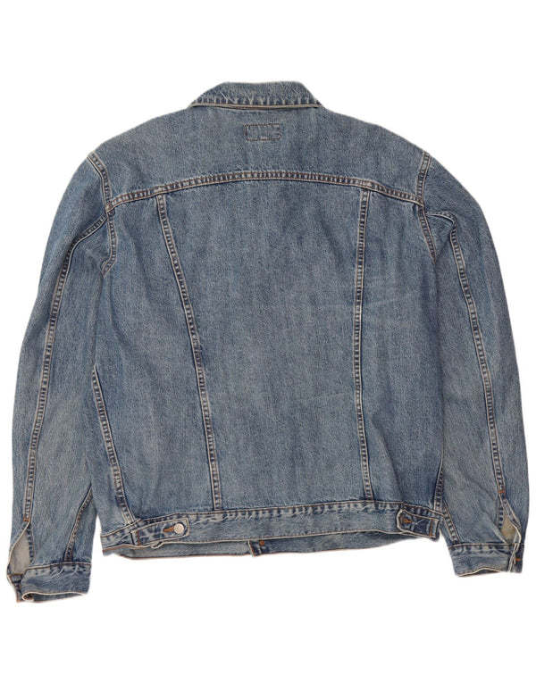 Carrera muška traper jakna UK 44 2XL plavi pamuk